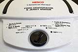 Nesco FD80 temperature and time controls