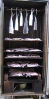 drying fish drying fish