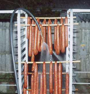 cooling sausages