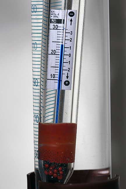 Made in France - Thermometer to measure the quantity of alcohol - The  alcoholometer