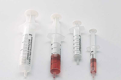 Set of syringes