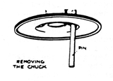 Ives-Way 603 chuck removal