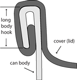 double seam hook body long