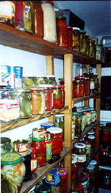 canning food storage pantry