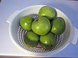 green apples