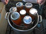 jams jellies rack in water