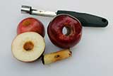 Apple core remover