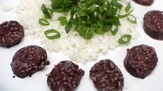 Chinese Blood Sausage with Rice