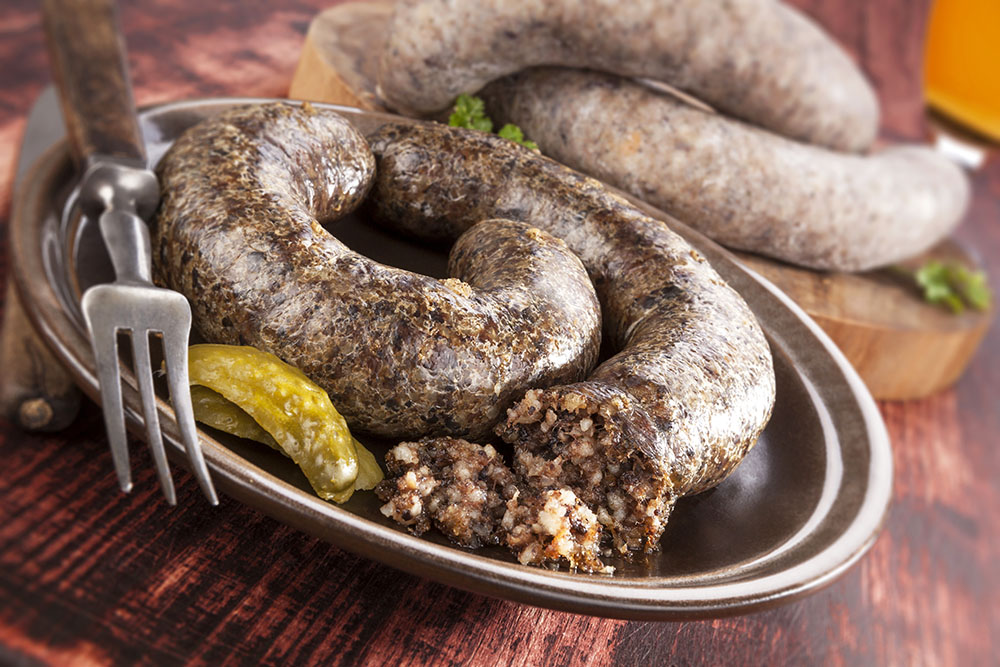 Blood Sausage With Rice