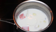 Cooking milk infusion