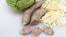 french cabbage sausage