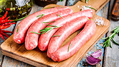 Pork Sausage with Flour