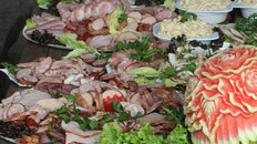 Variety of meats and sausages