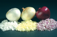 Diced onions