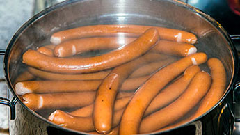 Brühwurst (cooked sausage)