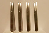 Stainless steel forks