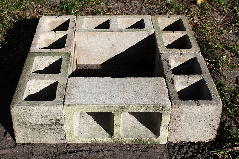 Concrete Block Smoker, Build A Fire Pit Out Of Cinder Blocks