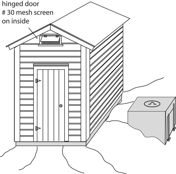 Frame Smokehouse # 5695